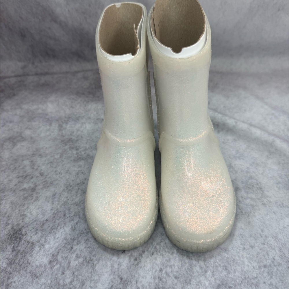 Sparkly Cream Boots